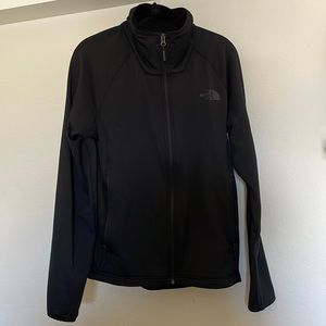 Mens S/Womens L The North Face black zip up jacket